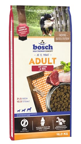 (-35%) Bosch HPC Adult Hundefutter trocken mit Lamm & Reis, 15 kg