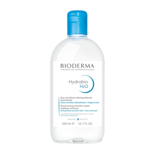 Bioderma - Hydrabio H2O - Micellar Water - Cleansing and Make-Up Removing - for Dehydrated Sensitive Skin , 16.91 Fl Oz (Pack of 1)
