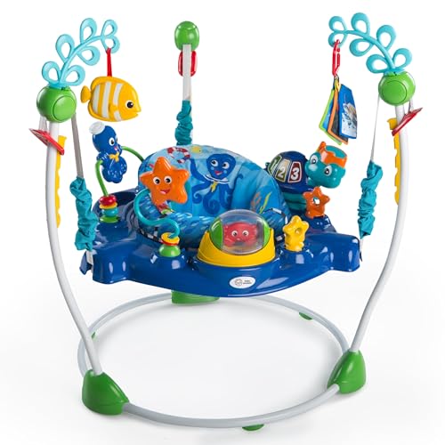 Baby Einstein Neptune's Ocean Discovery Activity Jumper, Ages 6 months +, Max weight 25 lbs., Unisex