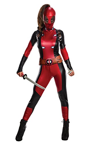 Marvel Women's Deadpool Costume, Multi, Large