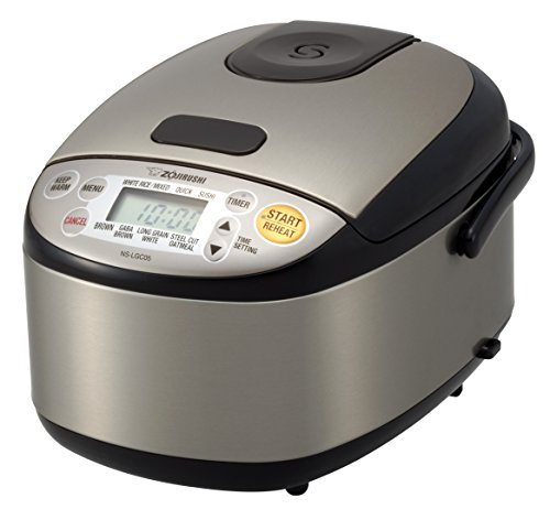 Zojirushi Micom 3-Cup Compact Size, Multiple Settings, Stainless Steel Made, Built-In Retractable Power Cord and Easy to Transport Rice Cooker and Warmer