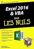 Excel 2016 Et Vba Pour Les Nuls M%C3%A9gapoche