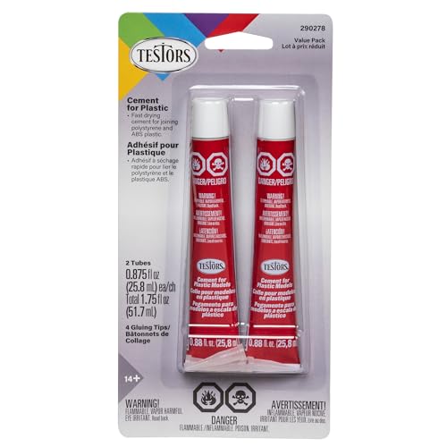 Testors 290278 Cement for Plastic, 1.75 Fl Oz