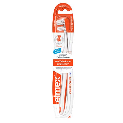 🔥 STARKER PREIS (-47%) elmex Zahnbürste Kariesschutz InterX, Mittel, 1 Stück