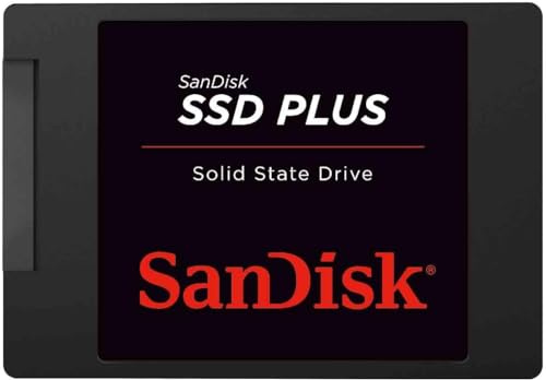 SanDisk SSD Plus interne SSD Festplatte 240 GB (schnelleres Hoch,-Herunterfahren und Laden, Lesegeschwindigkeit 530 MB/s, Schreibgeschwindigkeit 440 M