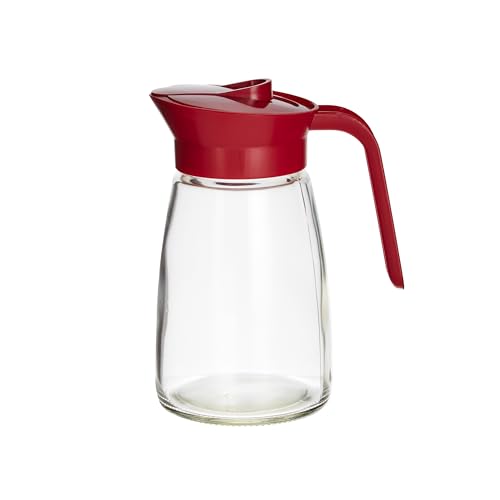 GoodCook Everyday 12 oz. Syrup Dispenser – Easy Pour Spout Waffle & Pancake Syrup Dispenser Container, Glass Syrup Bottle for Maple Syrup, Honey, Barbecue Sauce