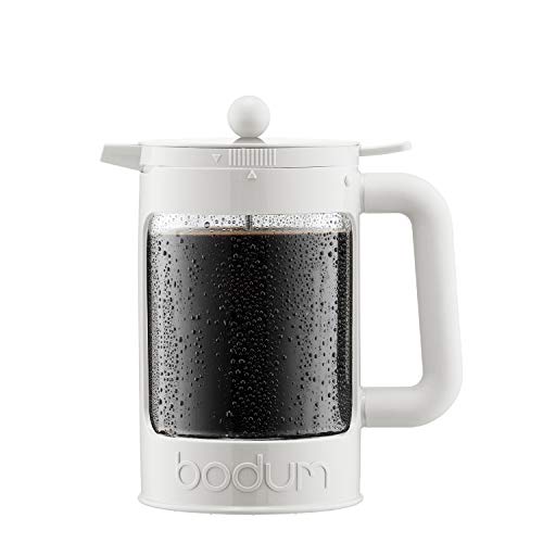 Bodum Bean Cold Brew Coffee Maker Set, 1.5 L / 51 oz, White