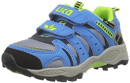 (-29%) Lico Unisex Kinder Fremont V Trekking- & Wanderhalbschuhe, Grau Blau Lemon, 27 EU