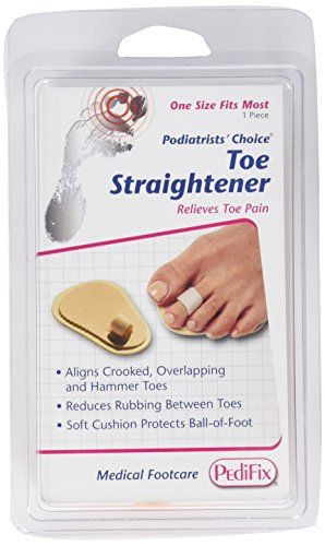 PediFix Podiatrists' Choice Toe Straightener – 3-Pack Toe Aligners Gently Help Realign Crooked, Overlapping, and Hammer Toes – Designed for Comfort and Daily Relief – One Size Fits Most