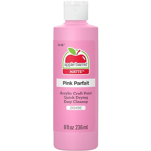 Apple Barrel Acrylic Paint (8 Ounce), Pink Parfait, 8 Fl Oz-Pack of 1
