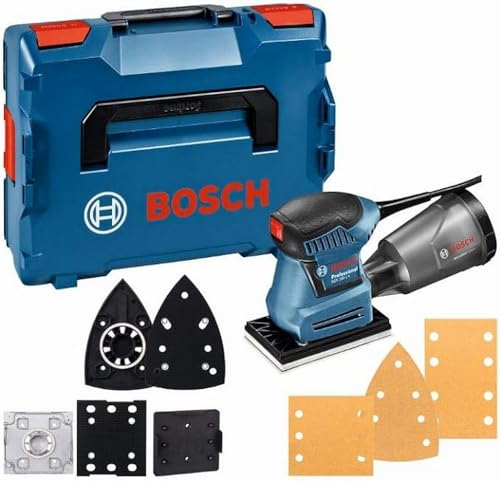 (-34%) Bosch Professional Schwingschleifer GSS 160-1 A Multi (180 Watt, 1,6 mm Schwingkreis-Ø, in L-BOXX), Blau, 06012A2300