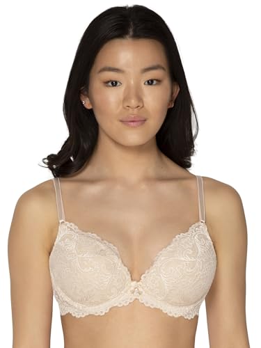 Smart & Sexy womens Signature Lace Push-up Bra, In The Buff, 36B