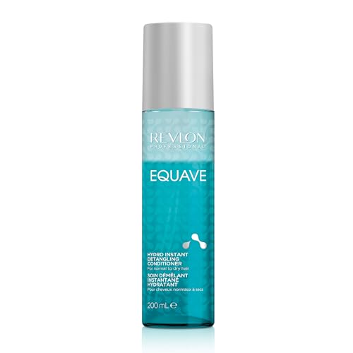 Revlon Professional Equave Hydronutri Condicionador Bifásico I Spray Leave-In I Protetor Térmico I Desembaraça Instantaneamente, Reduz o Frizz e Aumenta a Flexibilidade I com Queratina, para Cabelos Normais a Secos, 200 ML