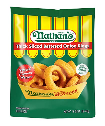 Famous Thick Sliced Battered Onion Rings 16 Oz