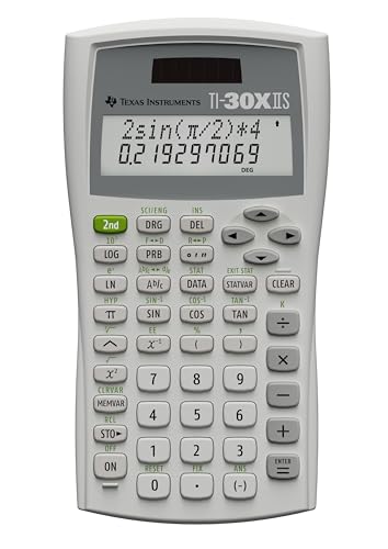 Texas Instruments TI-30XIIS Scientific Calculator, White