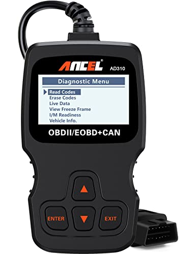 ANCEL AD310 Universal OBD II Scanner Diagnostic Scan Tool Black