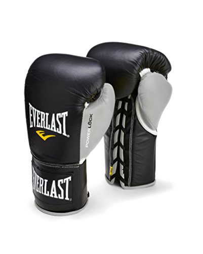 Everlast PowerLock Pro Fight Gloves 10Ozlxl blk/Gry PowerLock Pro Fight Gloves