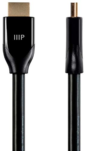 Monoprice Certified Premium HDMI Cable 4K at 60Hz HDR 18Gbps 6 Feet Black
