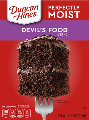 Duncan Hines Devil's Food Cake Mix, Halloween Baking, 15.25 oz.