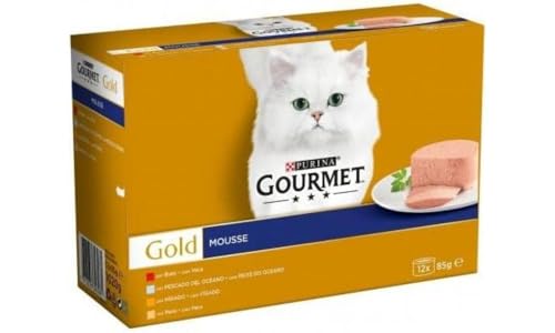 (-13%) Gourmet - GOURMET GOLD Multipack Mousses Assortiments 4 Saveurs - 1.02 Kg