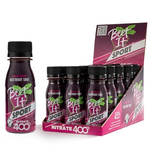 BEET IT Sport Pro-Elite Shot, 15 Shots, 400mg Dietary Beet Nitrates, Non-GMO Certified, Nitric Oxide Booster, High Nitrate Beet Juice for Stamina and Recovery