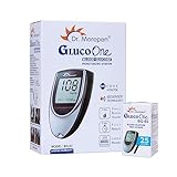 DR MOREPEN GlucoOne Blood Glucose Monitor Model BG 03 with 25 Strips