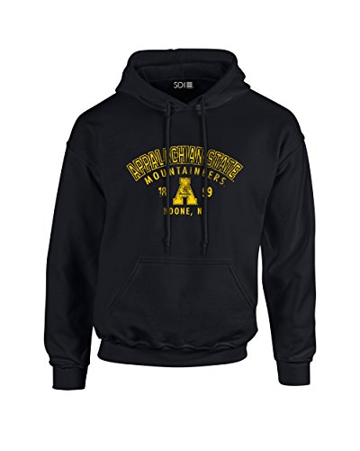 Appalachian State Mountaineers...ded Sweatshirt,Black,X-Large