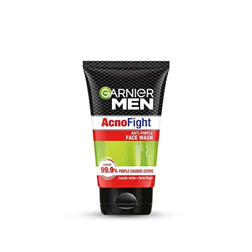 Men Acno Fight Anti Pimple Face Wash, Anti Pimple Face Wash with Salicylic Acid and Herba Repair, Suitable for all Skin Types, 100g