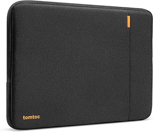 tomtoc 360 Protective Laptop Sleeve for 14-inch New MacBook Pro M5/M4/M3/M2/M1 Pro/Max A3112 A3401 A3185 A2992 A2918 2025-2021, Water-Resistant Case Bag with Accessory Pocket for 13.8 Surface Laptop 7