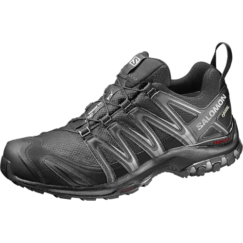 Salomon Men’s XA PRO 3D Gore-Tex Waterproof Trail Running Shoes - Black/Black/Magnet - 11.5