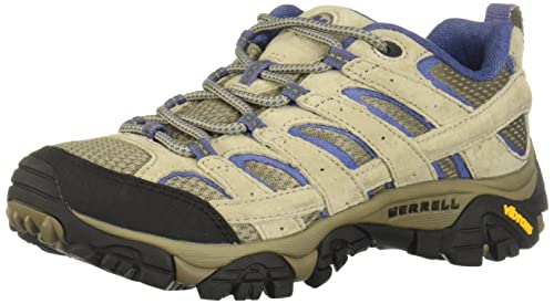 Merrell Women's Moab 2 Vent Hiking Shoe, Aluminum/Marlin, 9.5 M US