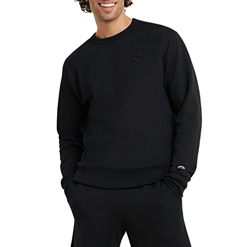 Champion Men's Crewneck, Fleece Sweatshirt, Crewneck Sweatshirts(Reg. or Big & Tall)