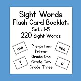 Sight Words Flash Card Booklet English Edition