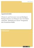 Chancen Und Grenzen Von Nachhaltigen Bankprodukten Am Beispiel Der Gls Bank Und Dem Banking On Greenprogramm Der Deutschen Bank German Edition