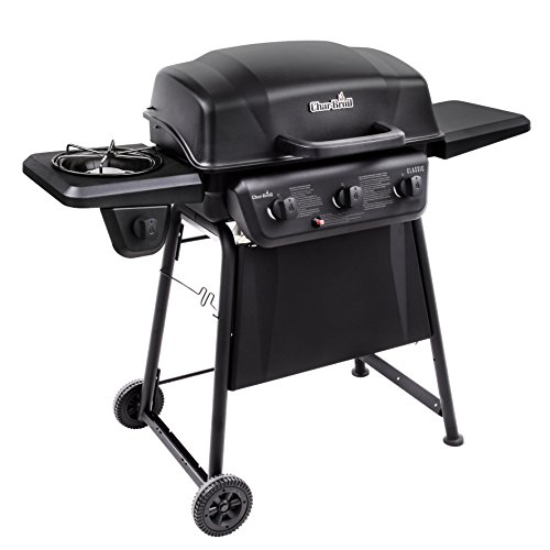 Char-Broil Classic 3-Burner Liquid Propane Gas Grill with Side Burner