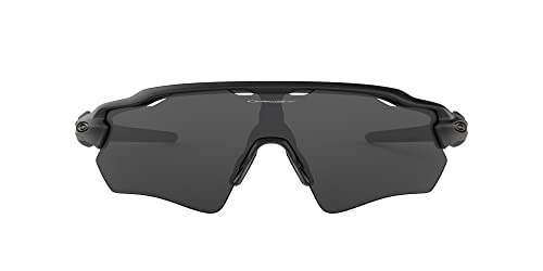 Oakley Men's OO9208 Radar EV Path Rectangular Sunglasses, Matte Black/Grey, 38 mm + 0