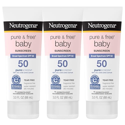 Neutrogena Pure and Free Baby Mineral Sunscreen SPF 50 Great for Sensitive Skin