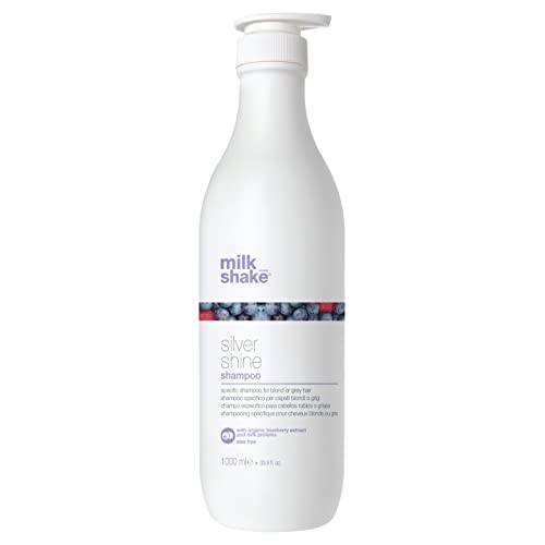 milk_shake Silver Shine Shampoo | Mutes Brassiness for Blond Hair, 33.8 Oz