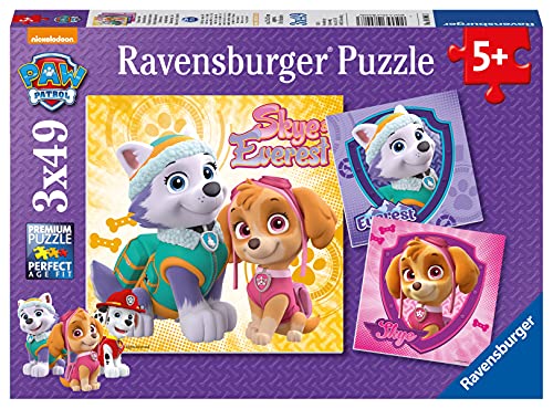 (-30%) Ravensburger Puzzle Paw Patrol Bezaubernde Hundemädchen - 3x49 Teile