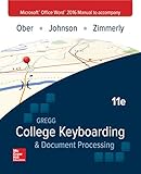 Microsoft Office Word 2016 Manual For Gregg College Keyboarding Document Processing Gdp