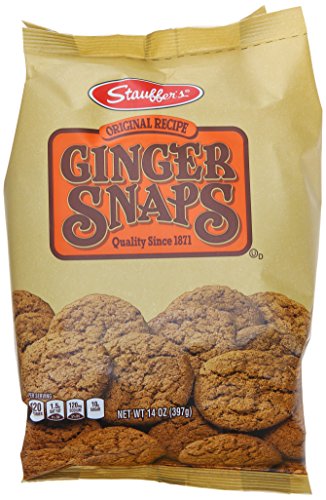 STAUFFERS Ginger SNAPS Cookies - 14oz Bag - Ginger Flavored Cookies with No High Fructose Corn Syrup, Artificial Flavors or Colors