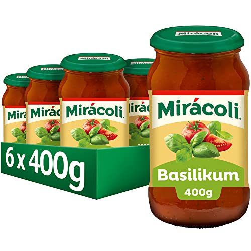 (-17%) Mirácoli Pasta Sauce Basilikum 6 x 400g, Multipack