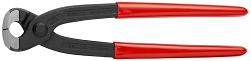 Knipex Tools 10 98 i220 8.75" Ear Clamp Pliers, Front Jaw Only, Red