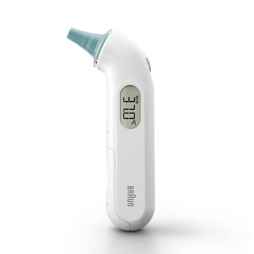 (-54%) Braun ThermoScan 3 Ohrthermometer | Schnelle 1-Sekunden-Messung | Akustische Fieberanzeige | Digitaldisplay | Baby- und kleinkindfreundlich | Die #1 Marke bei Ärzten(1) | IRT3030
