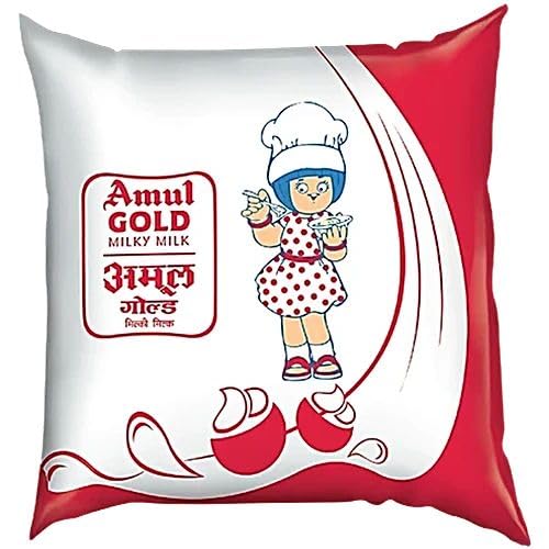 Amul Full Fat Milk-Gold, Liquid, (500Ml Pack)