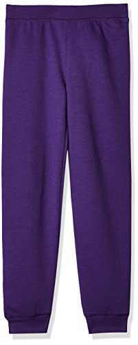 Hanes Girls Comfortsoft Ecosmart Jogger Pants, Purple Thora, X-Large US