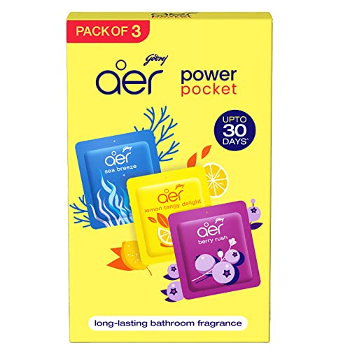 Godrej Aer Power Pocket Air Freshener, 3-Pack