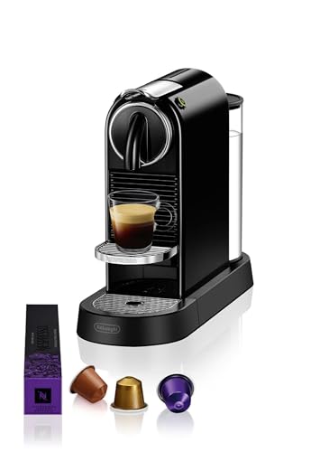 (-19%) NESPRESSO DE’LONGHI CitiZ Schwarz Original Kapselmaschine EN167.B