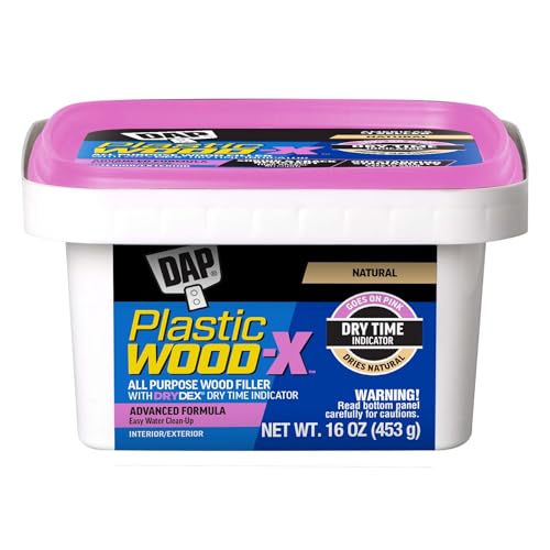 DAP 542 Series 00542 Pt Natural Plastic Wood-X w/Drydex, 16 OZ