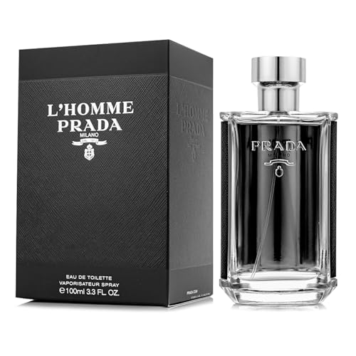 Prada L'Homme Eau De Toilette Spray, 3.4 Fluid Ounce